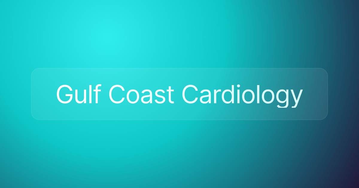 Gulf Coast Cardiology