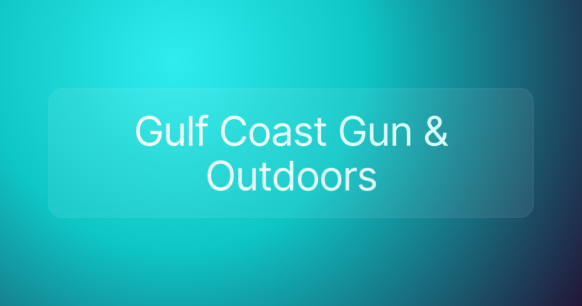 Gulf Coast Gun & Outdoors