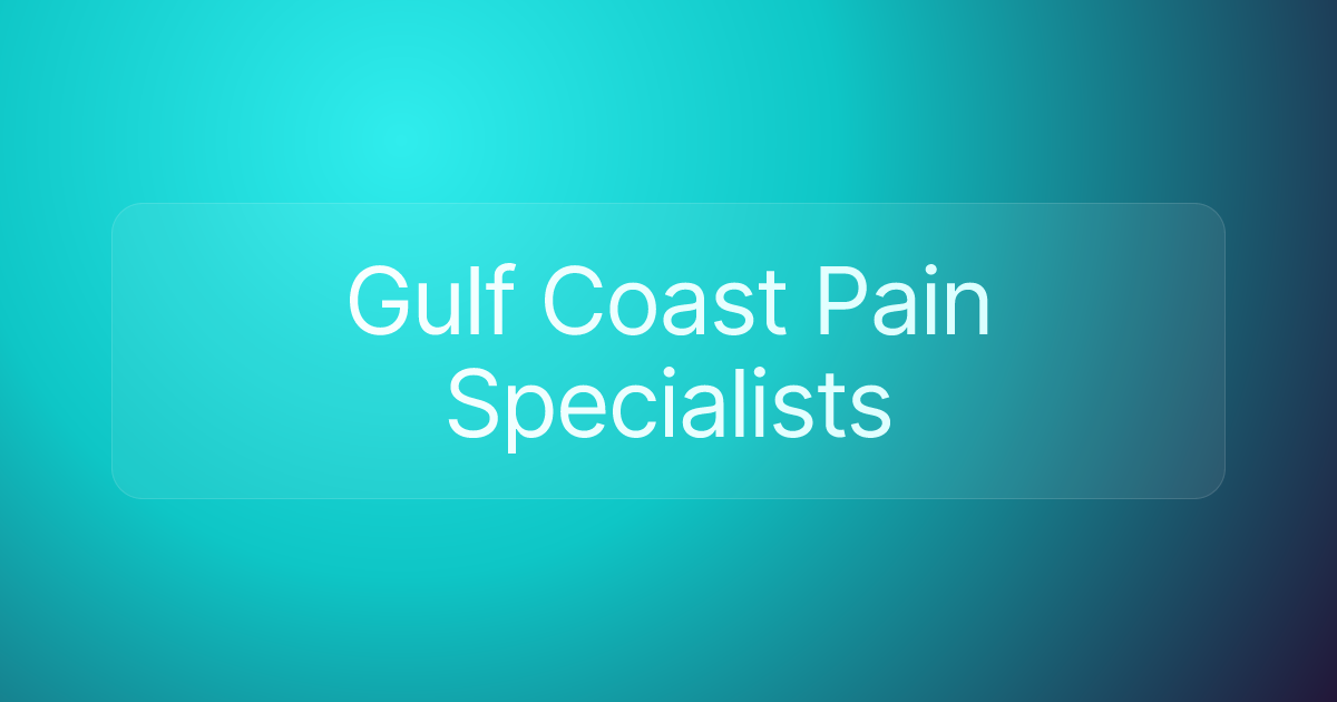 Gulf Coast Pain Specialists