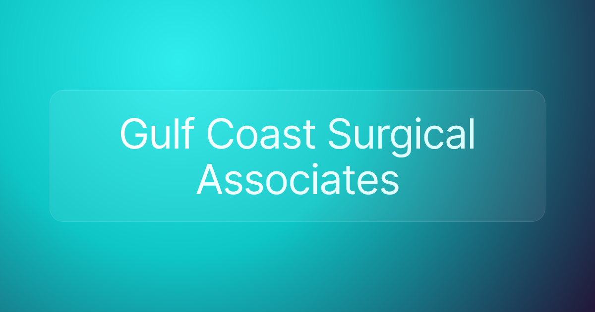 Gulf Coast Surgical Associates