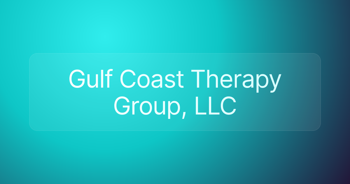 Gulf Coast Therapy Group, LLC