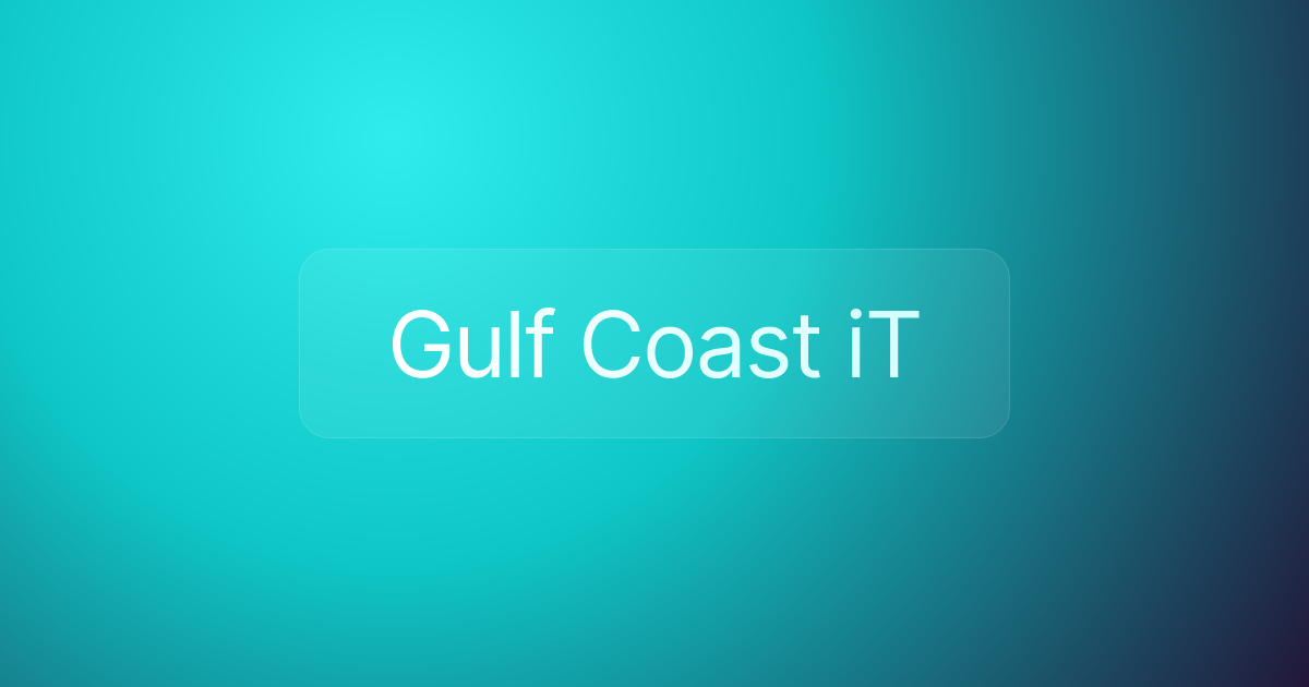 Gulf Coast iT