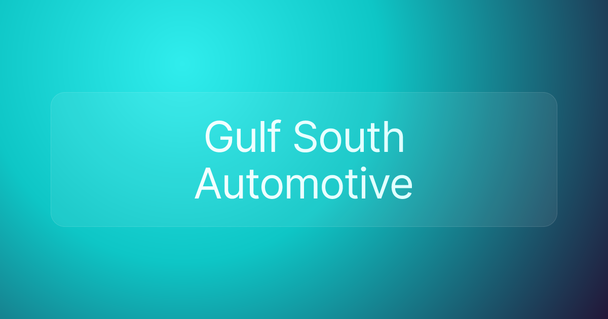 Gulf South Automotive