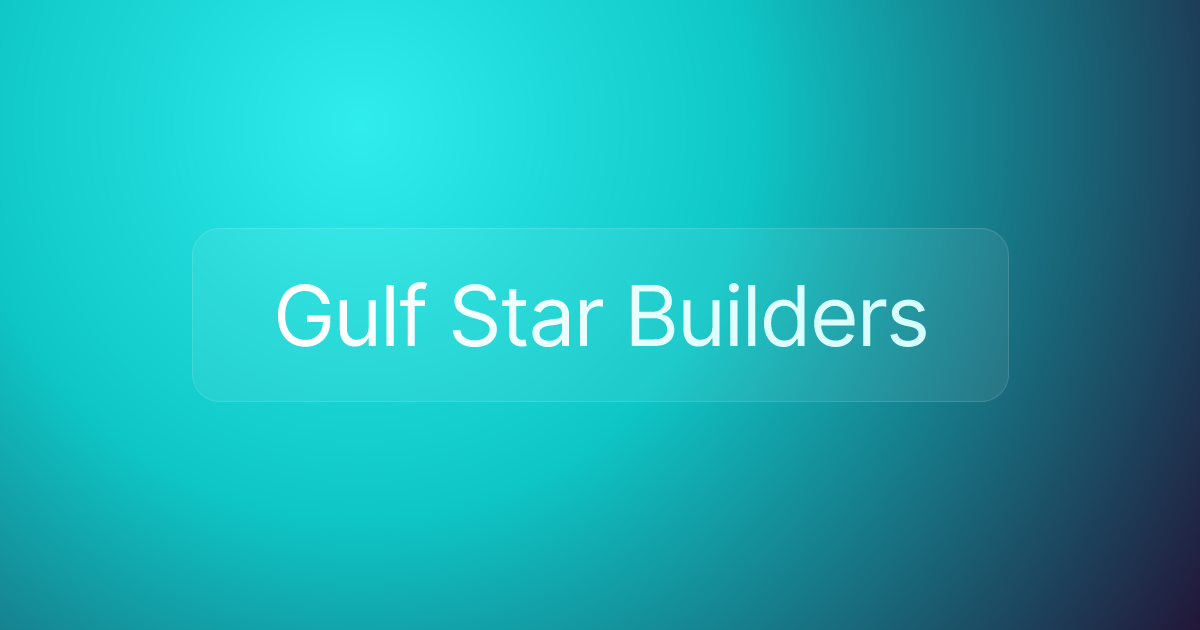 Gulf Star Builders