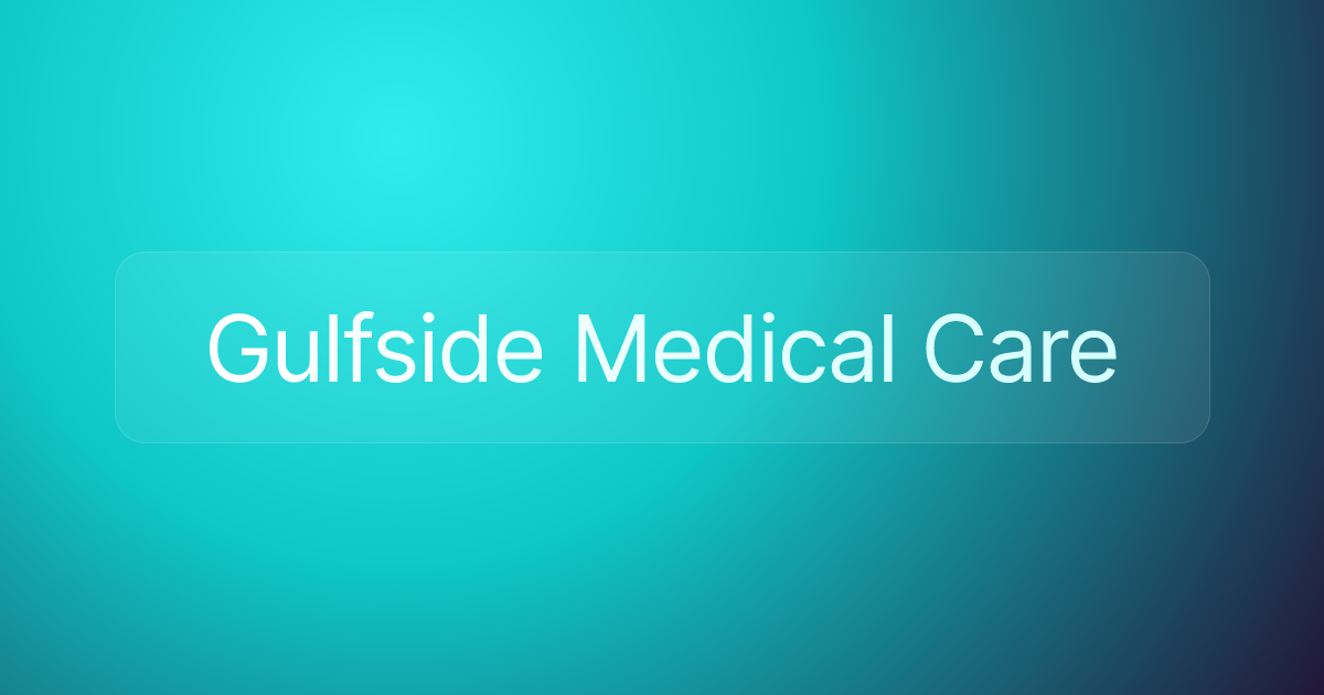Gulfside Medical Care