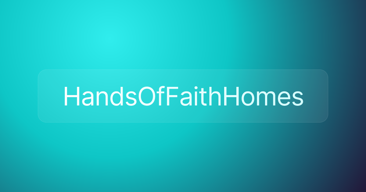 HandsOfFaithHomes