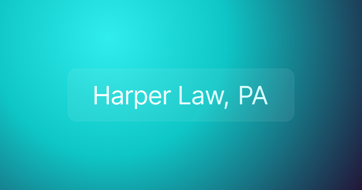 Harper Law, PA