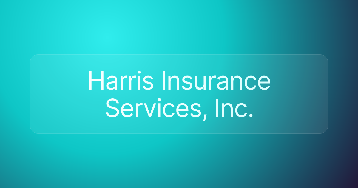 Harris Insurance Services, Inc.