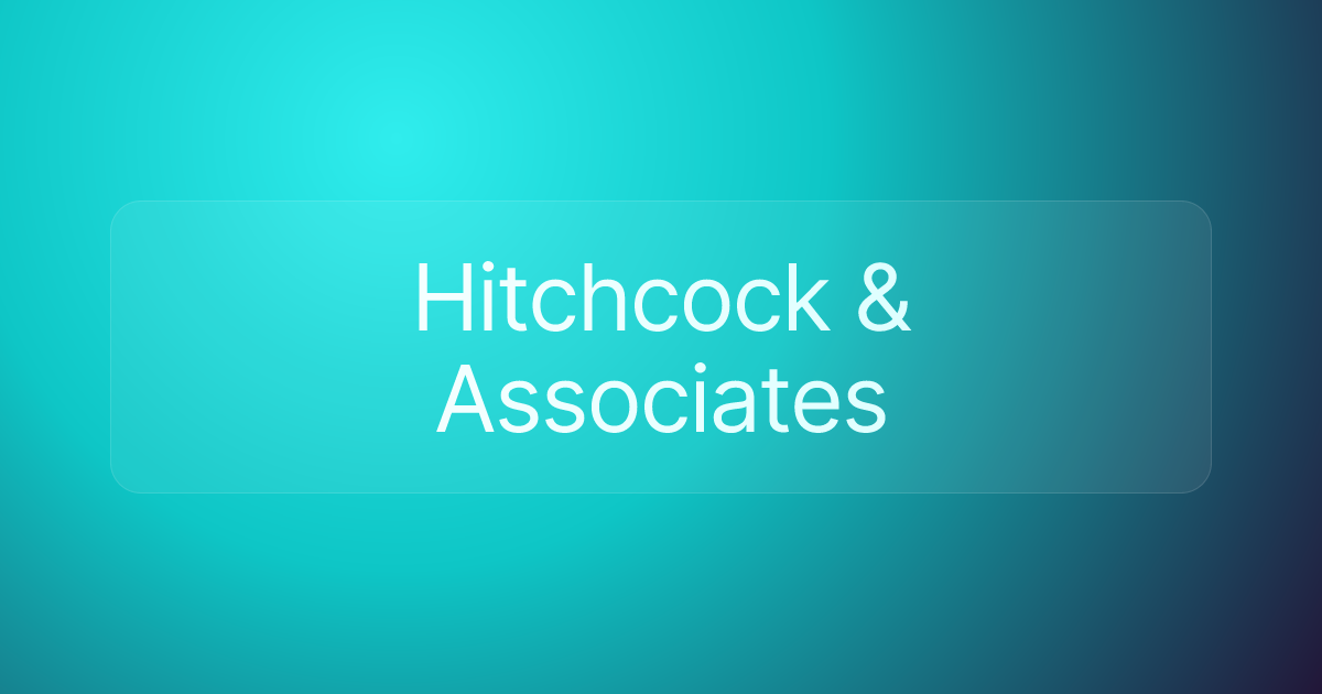 Hitchcock & Associates