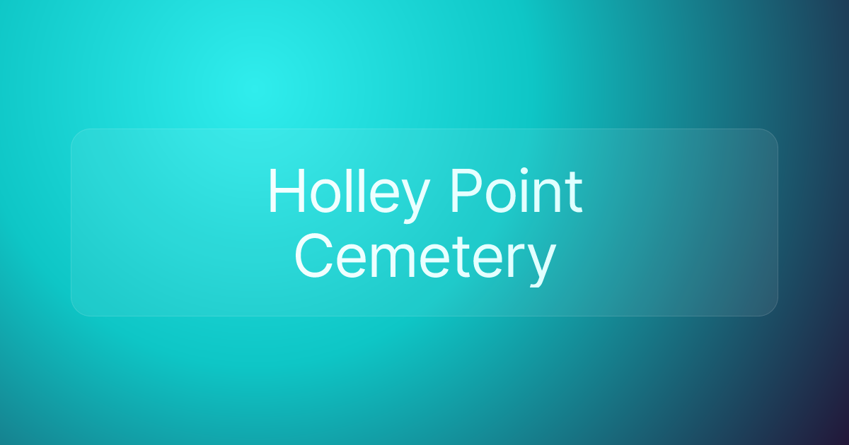 Holley Point Cemetery
