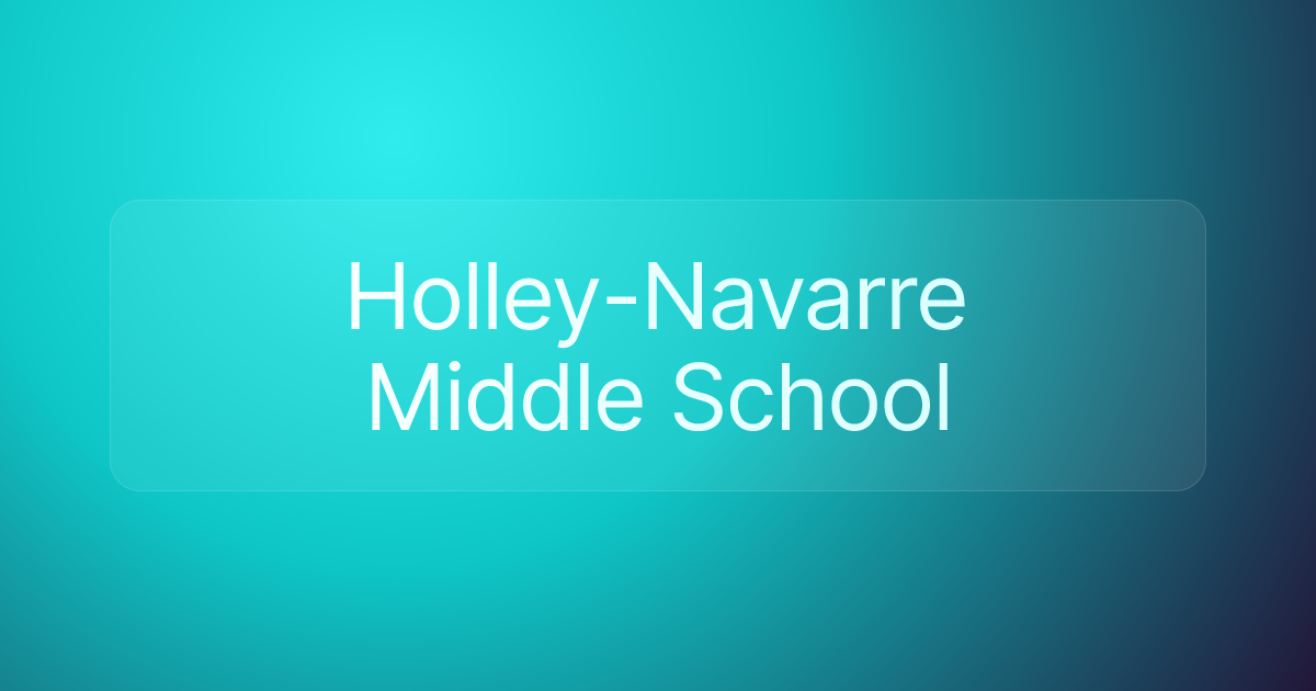 Holley-Navarre Middle School