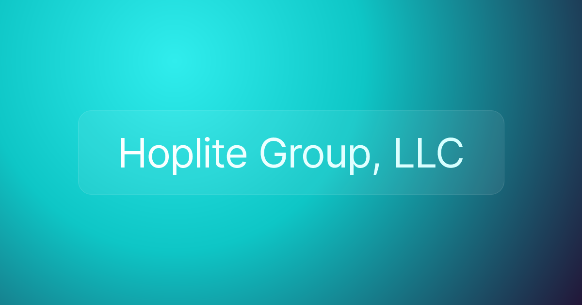 Hoplite Group, LLC