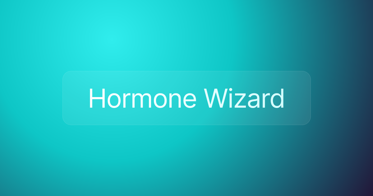 Hormone Wizard