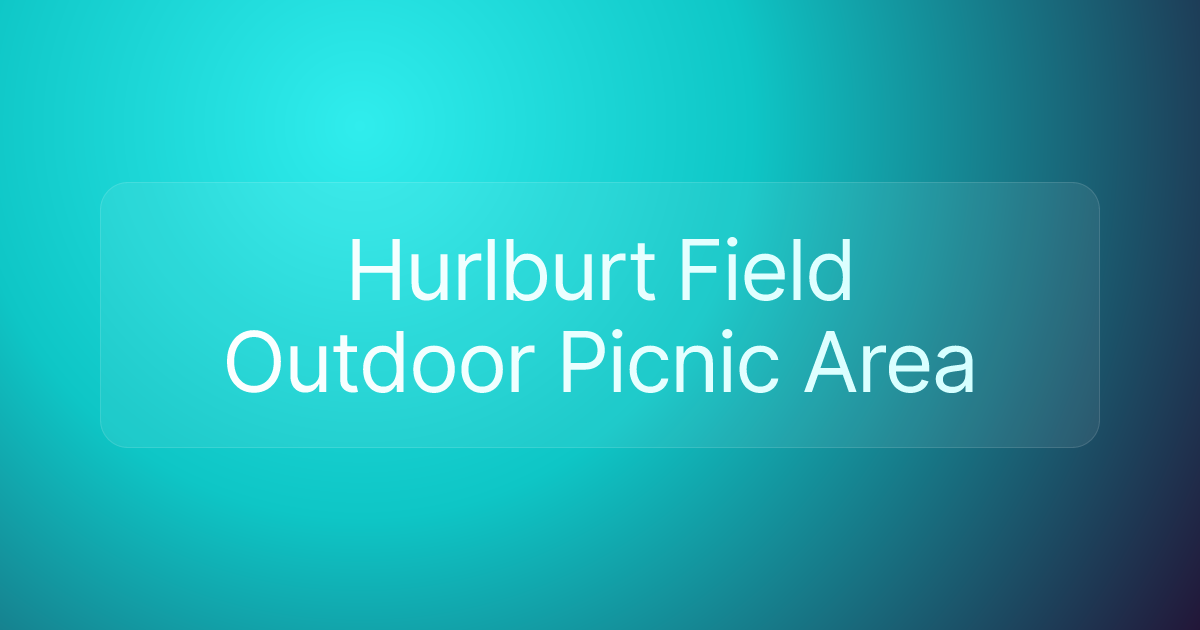 Hurlburt Field Outdoor Picnic Area