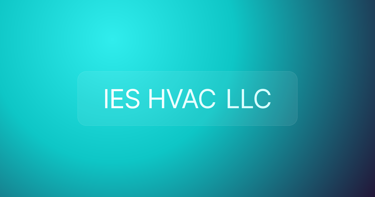 IES HVAC LLC