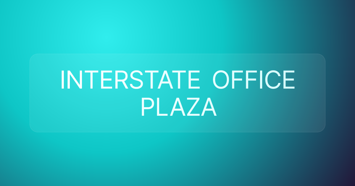 INTERSTATE OFFICE PLAZA