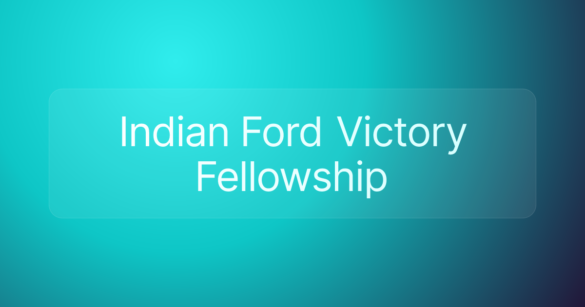 Indian Ford Victory Fellowship