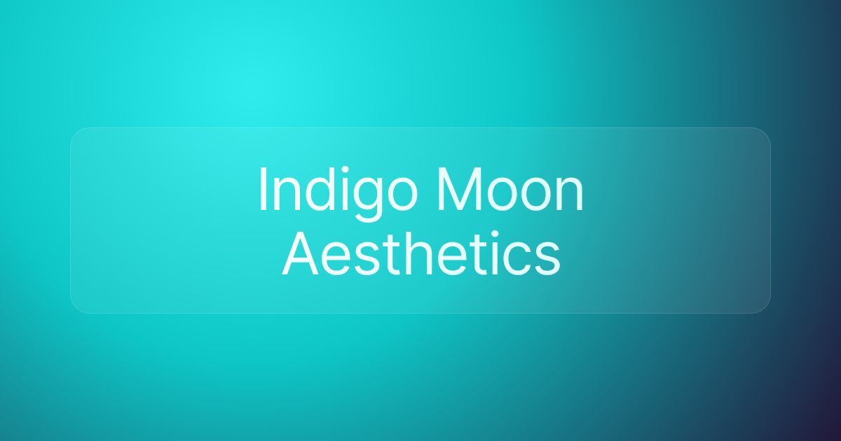 Indigo Moon Aesthetics
