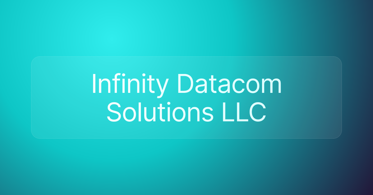 Infinity Datacom Solutions LLC
