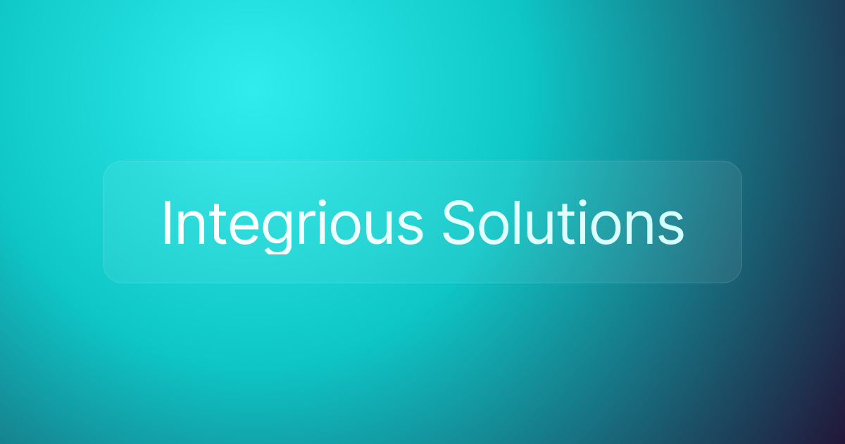 Integrious Solutions