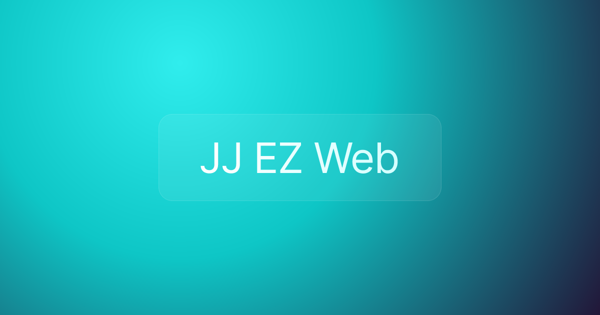 JJ EZ Web