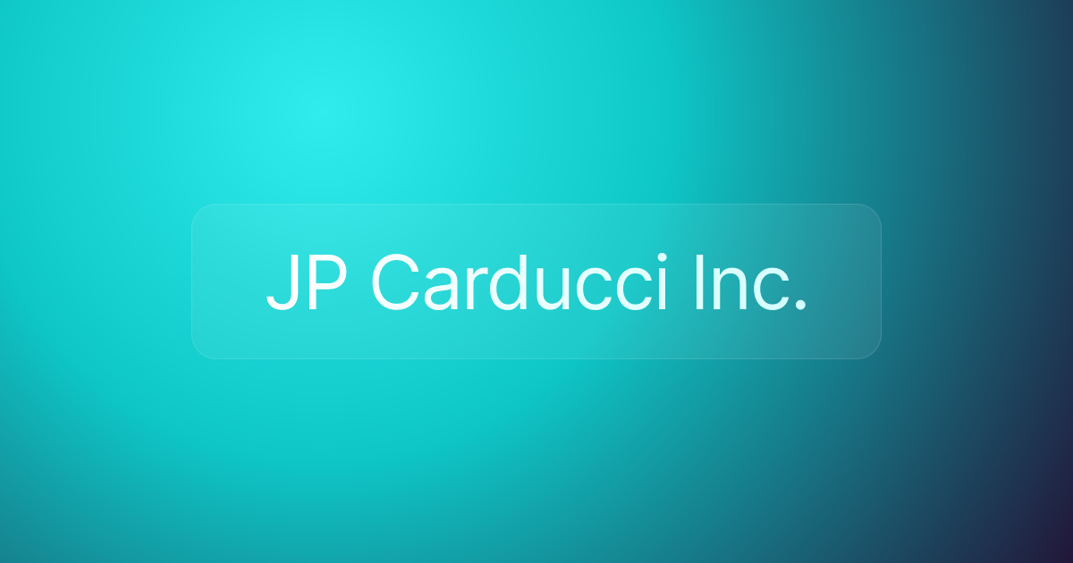 JP Carducci Inc.