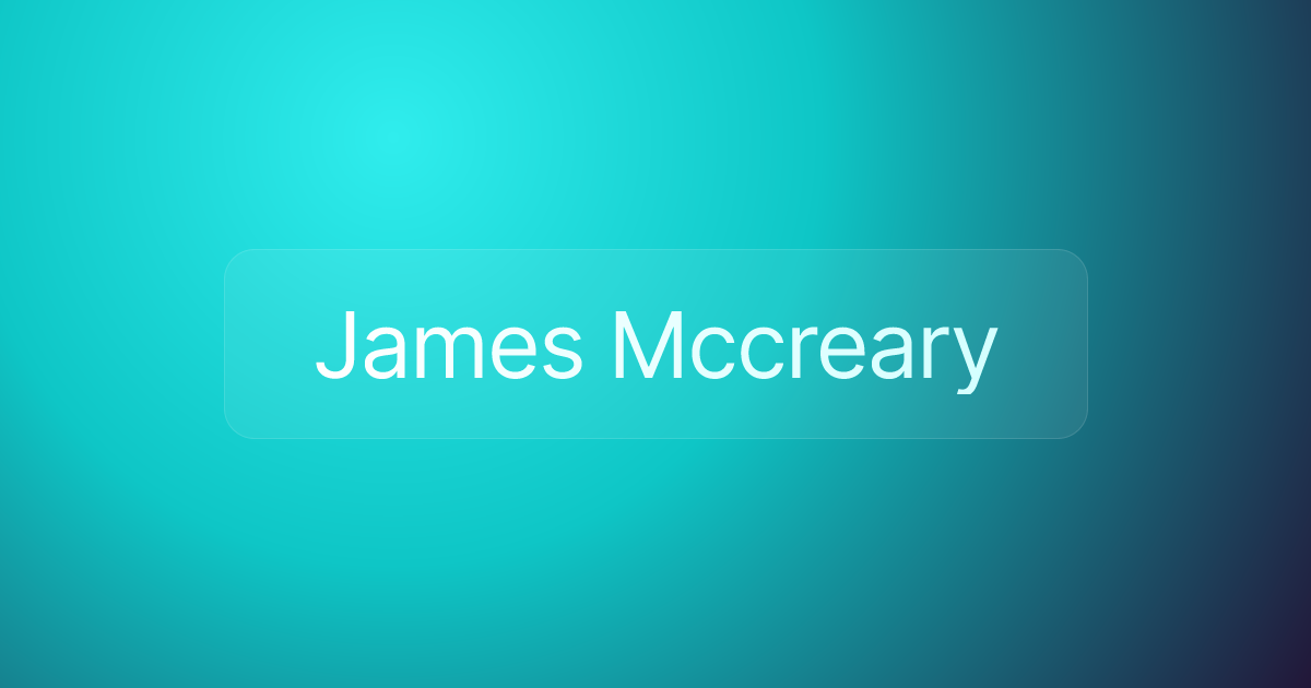 James Mccreary