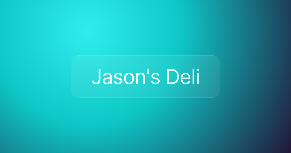 Jason's Deli