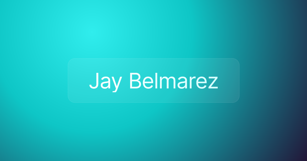 Jay Belmarez