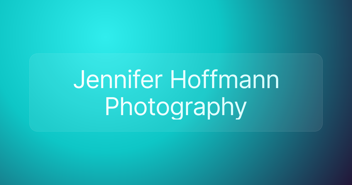 Jennifer Hoffmann Photography