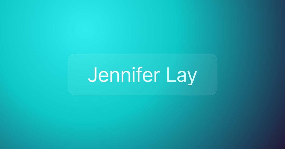 Jennifer Lay