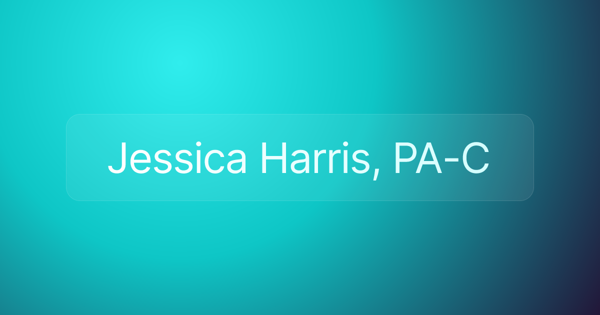 Jessica Harris, PA-C