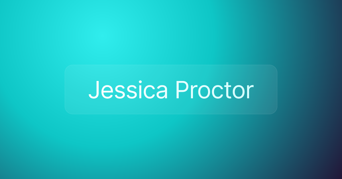 Jessica Proctor