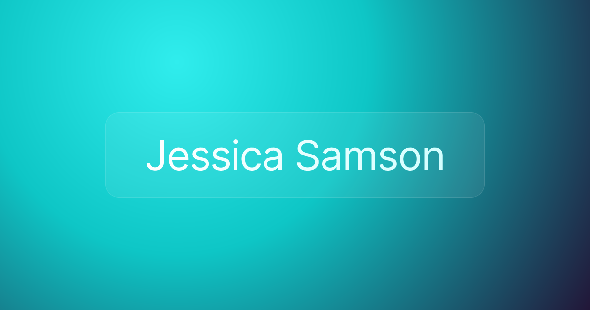 Jessica Samson