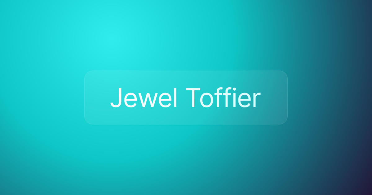Jewel Toffier