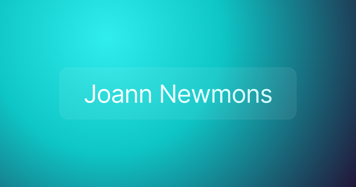 Joann Newmons