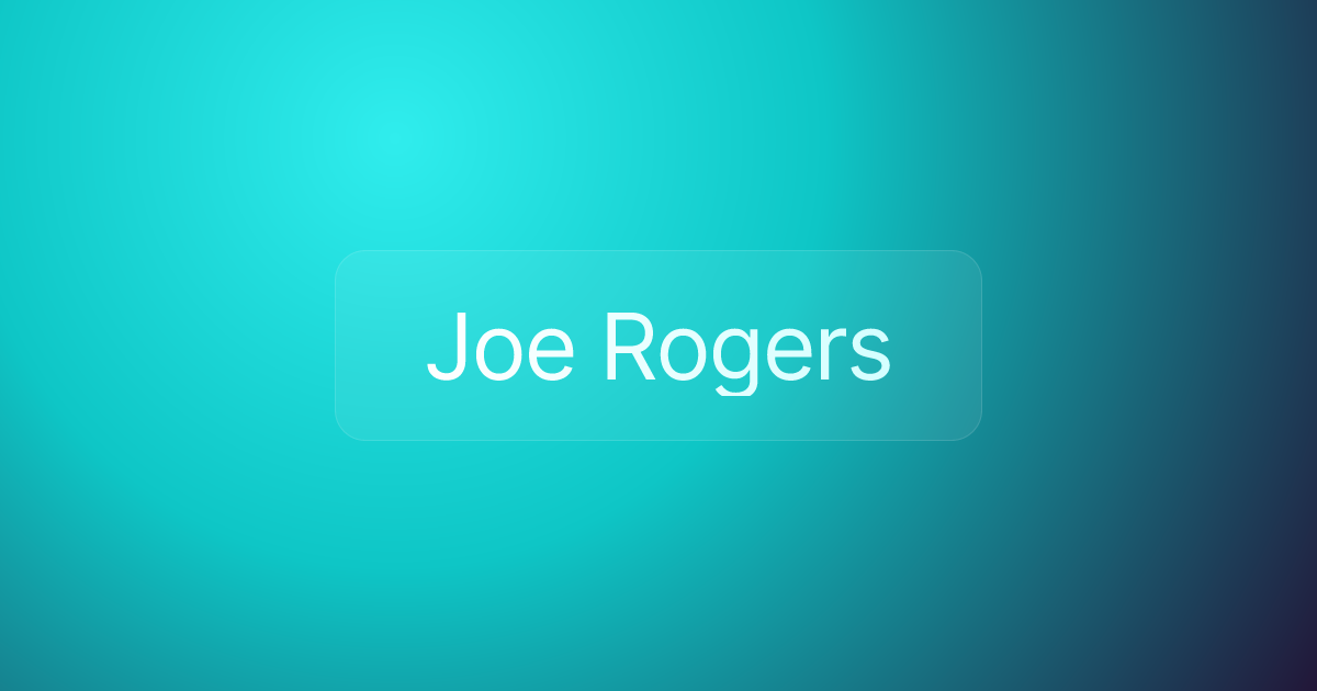 Joe Rogers