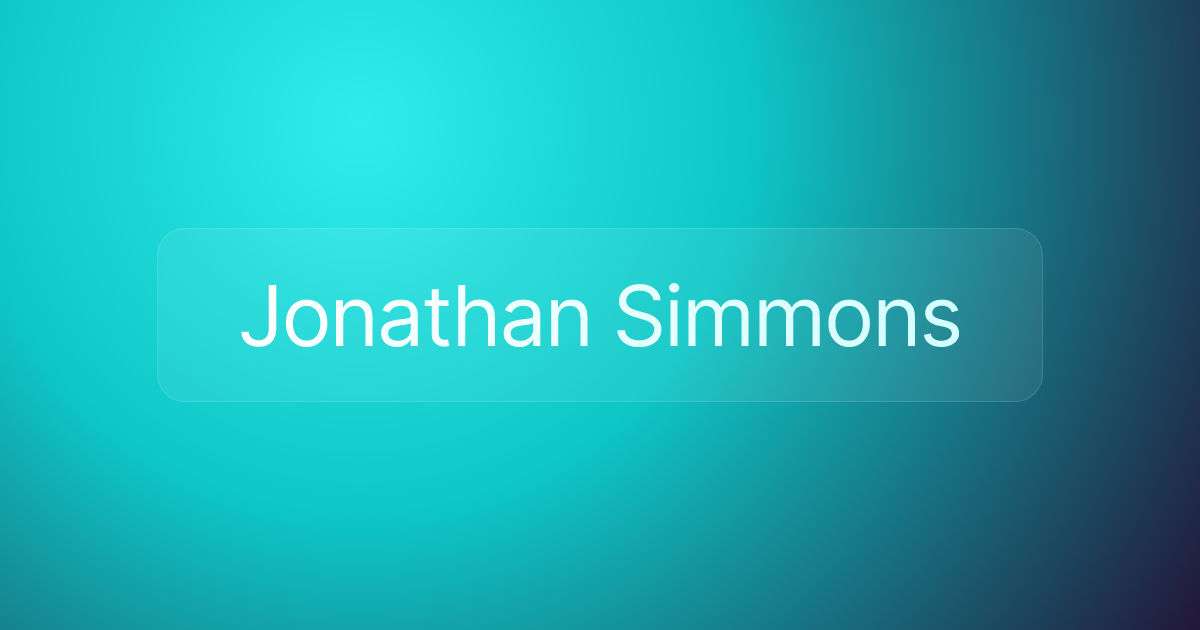 Jonathan Simmons