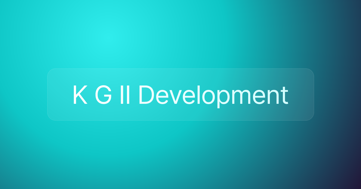 K G II Development