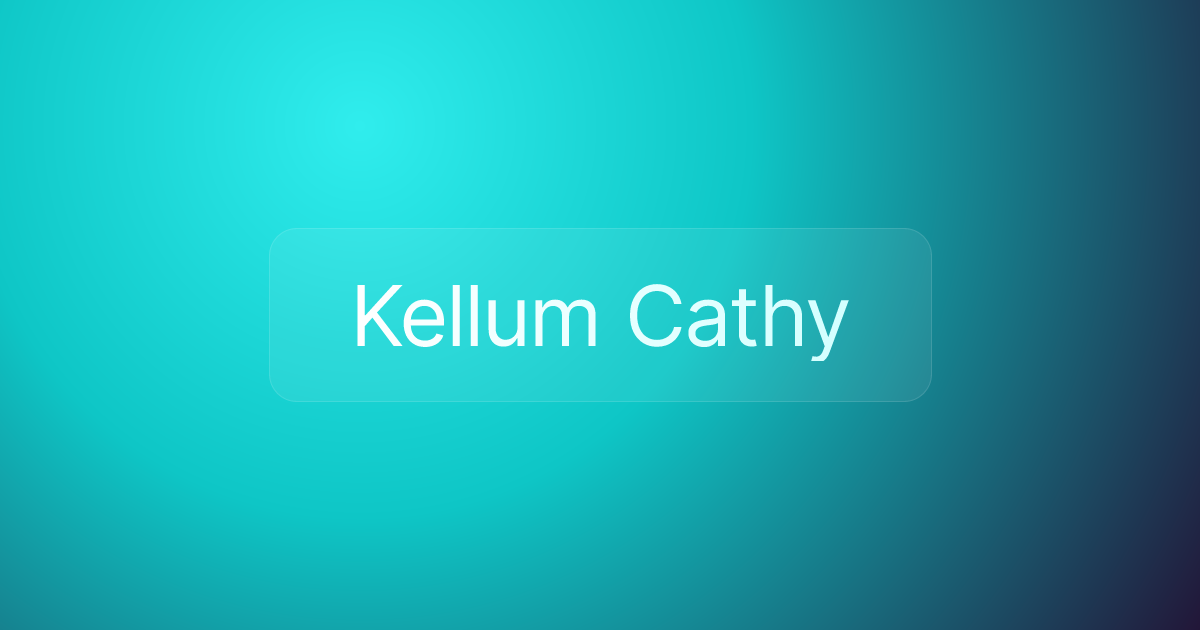 Kellum Cathy