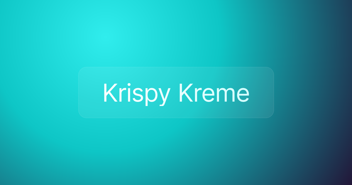 Krispy Kreme