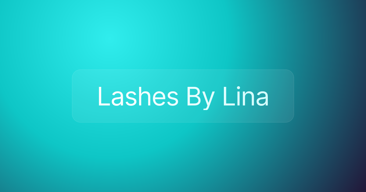 Lashes By Lina