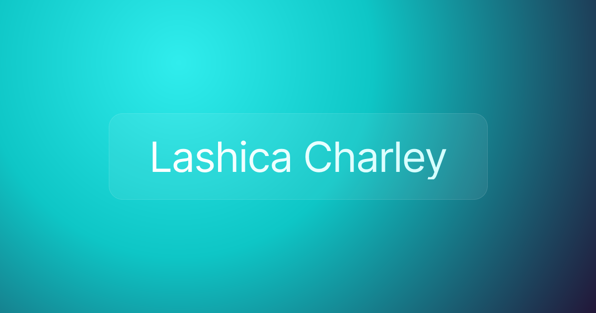 Lashica Charley