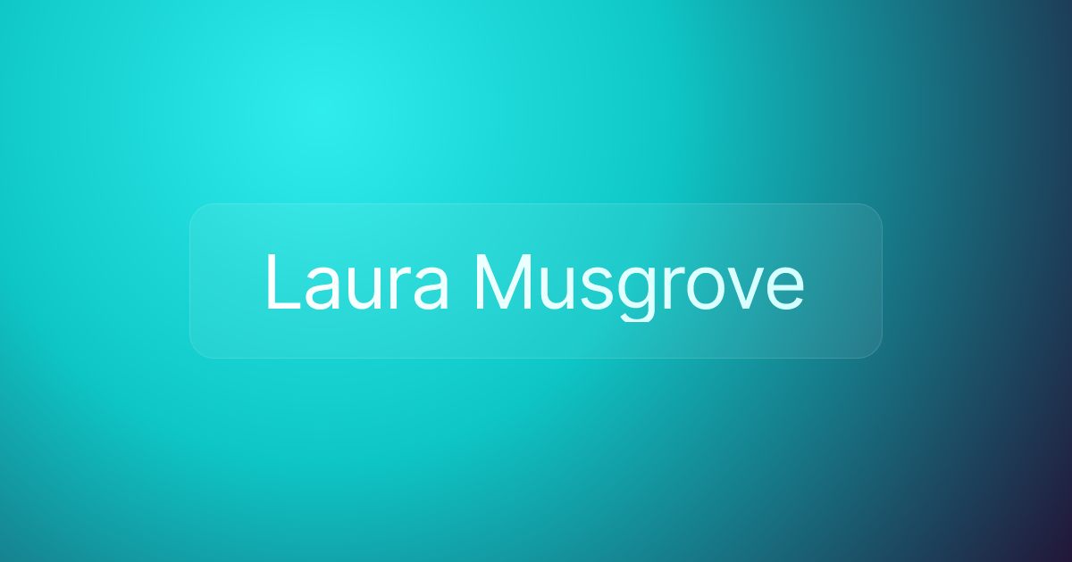 Laura Musgrove