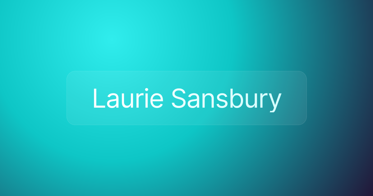 Laurie Sansbury