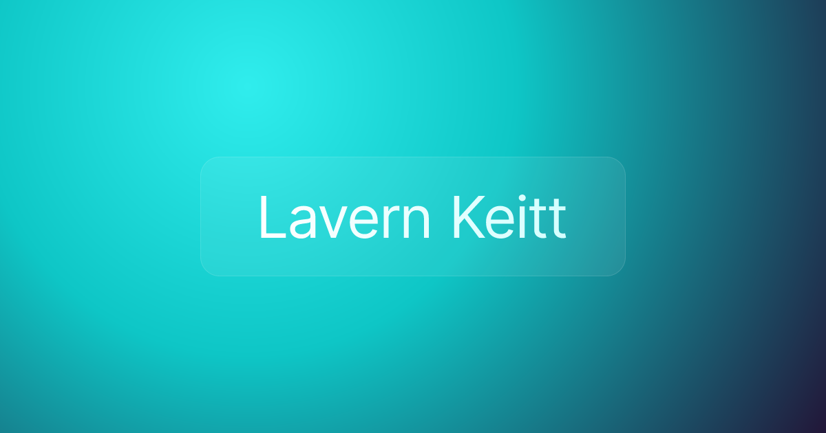 Lavern Keitt