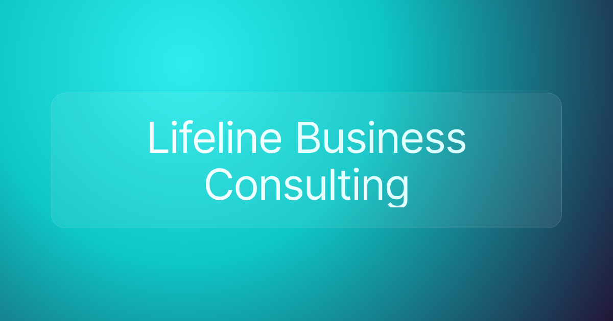 Lifeline Business Consulting