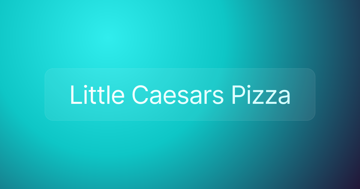 Little Caesars Pizza
