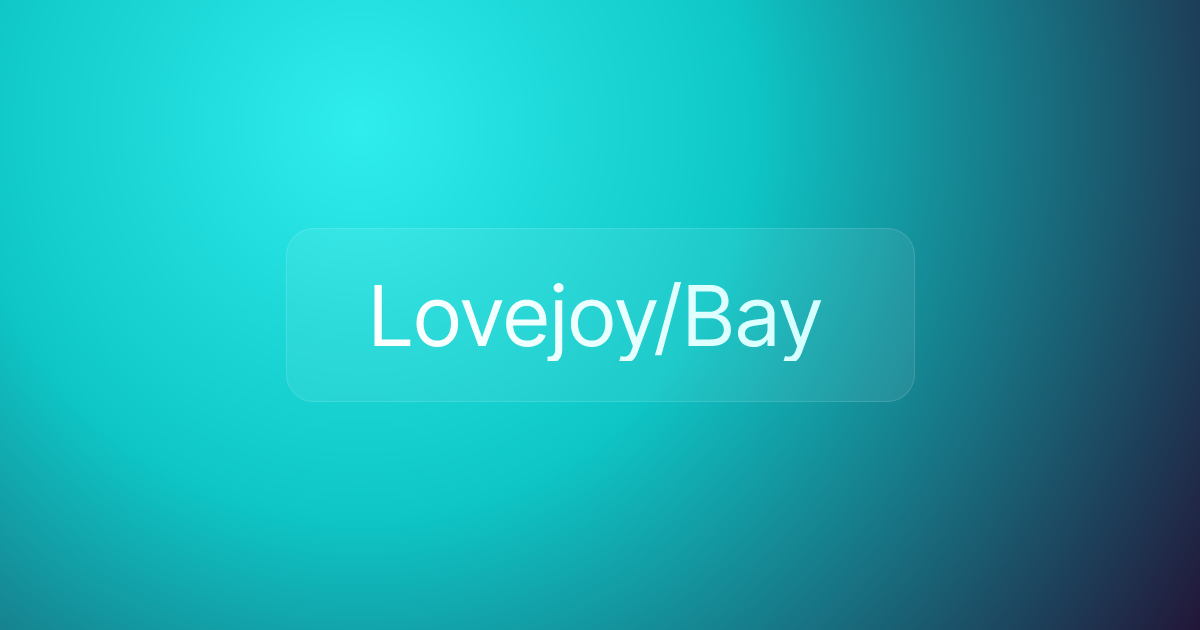 Lovejoy/Bay