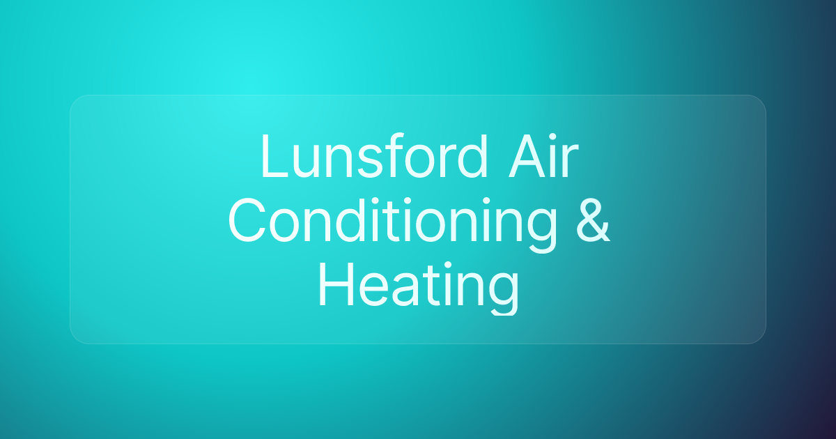 Lunsford Air Conditioning & Heating